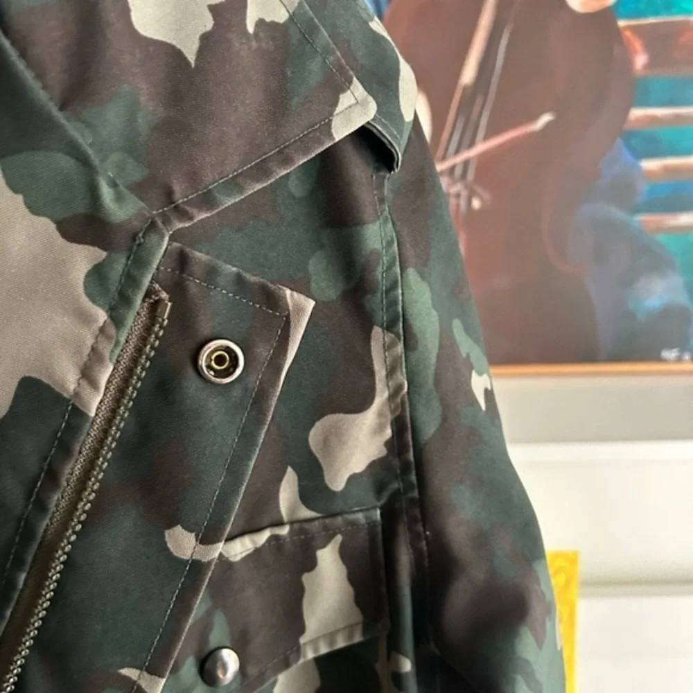 Vintage Camouflage Military Field Jacket 42R XL - Picture 13 of 16